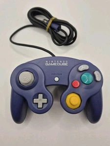 Official Nintendo Gamecube Controller Indigo Purple Tested and Working - Picture 1 of 6