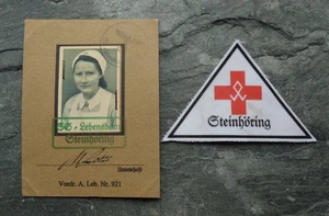 WW2 German elite Lebensborn Nurse's document and arm badge - Picture 1 of 7
