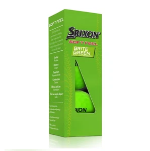 Srixon Soft Feel 13 Brite Green Golf Balls 1 Sleeve (3 Balls) - 2023 - Picture 1 of 2