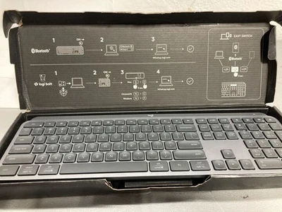 Logitech MX Keys S Wireless Keyboard, Black MR - Image 1 of 4