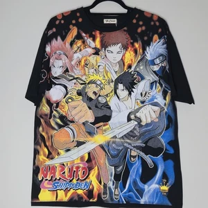 Naruto Shippuden Anime Japan AOP All Over Print Size Large Modern T-Shirt - Picture 1 of 5