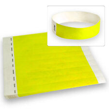 WristCo Tyvek Wristbands Neon Yellow T3VL-02