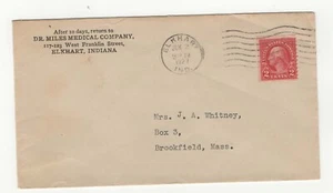 DR. MILES MEDICAL COMPANY, ELKHART, INDIANA ON COVER - 1927 - Picture 1 of 2