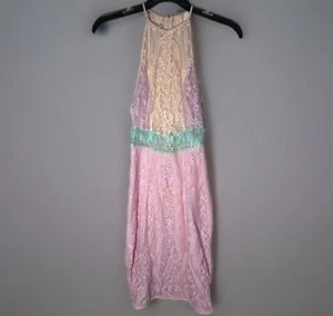 Vestido House Of CB London Encaje Colores Pastel Talla XS - Imagen 1 de 16