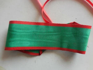 Nastro nero da commendatore dell'ordine sconosciuto?? verde bordato di rosso - Picture 1 of 1