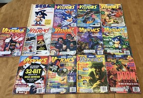 Sega Visions Game Magazine LOT OF 13 ISSUES - Great Mix of Old and New