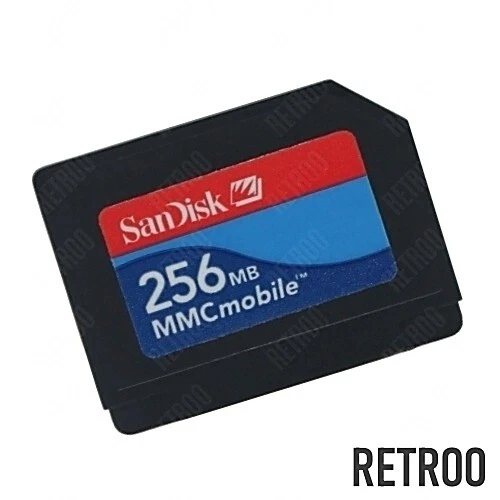 SanDisk MultiMedia Card 256MB MMC-Mobile Type Memory Card Camera/Phone/Player’s - Image 1 of 2