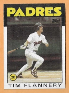 TIM FLANNERY SAN DIEGO PADRES #413- TOPPS NM-MT 1986 - Picture 1 of 2