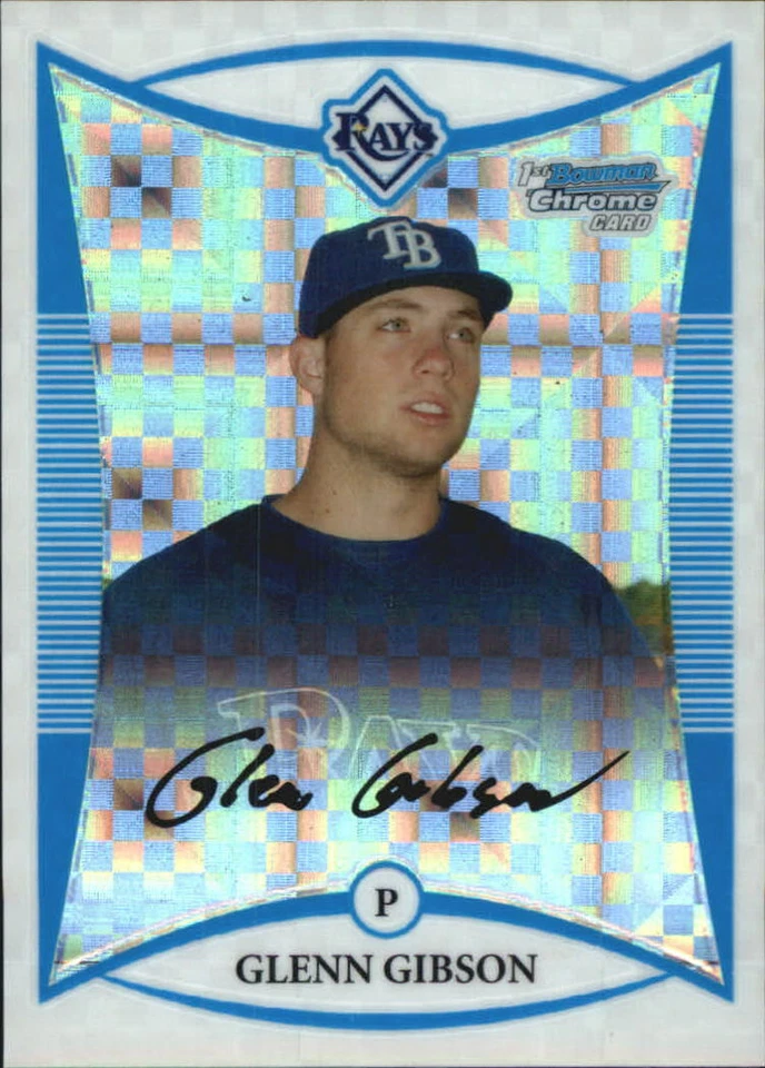 2008 Bowman Chrome Baseball "Prospects X-Fractors" Parallel and Autograph Cards - Image 1 of 1