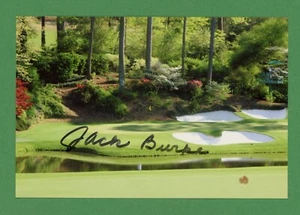 Jack Burke (DECEASED) PGA Golf 1956 Masters Winner HOF Signed 4x6 Photo E22669 - Picture 1 of 1