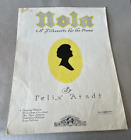 NOLA A SILHOUETTE FOR THE PIANO BY FELIX ARNDT SHEET MUSIC