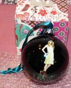 Official Taylor Swift Self Titled Debut Album Green Ball Christmas Ornament #1 - Picture 1 of 2
