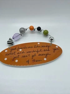 Sandra Magsamen Plague Sign “Good Friends” Hanging Sign - Picture 1 of 5