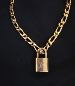 Authentic Louis Vuitton Lock ONLY for Charm, Necklace (lock is closed) NO Key