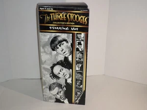1997 Hasbro The Three Stooges Moe Howard 14" Inch Doll Tuxedo Collectors Edition - Picture 1 of 4