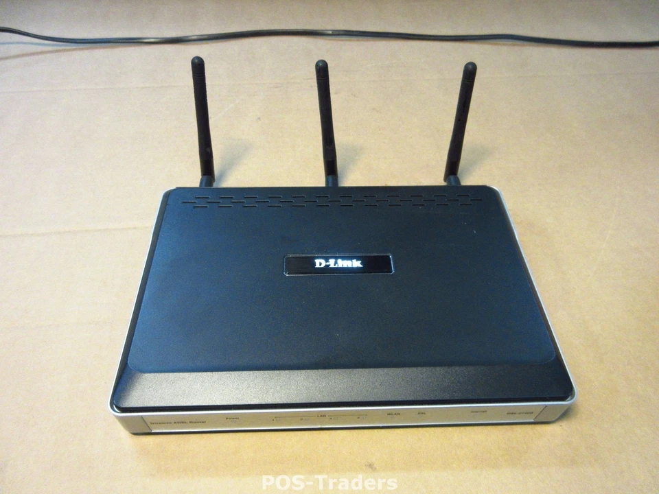 D-Link DSL-2740B Network ADSL2 Plus Modem with Wireless N 300 Router EXCL PSU - Bild 1 von 1