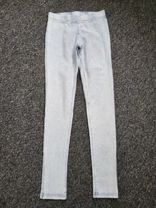 H&M Acid Wash Leggings Age 14 Size 8 10 - Picture 1 of 5