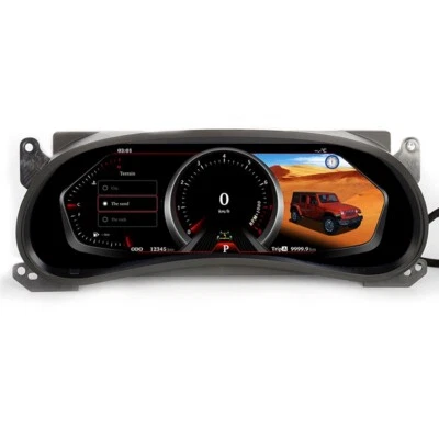 Instrumento de tablero digital LCD para automóvil para Jeep Wrangler JK 2011~2017 Foto 1 de 4
