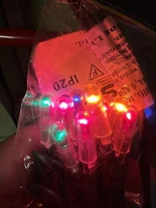 COLLANA 20 MINI LUCCIOLE VINTAGE MULTICOLOR - NO LED - Fondo di Magazzino - Imagen 1 de 2