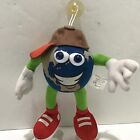 Vintage Earth Man Plush Suction Cup Hanging Toy Globe World 1998