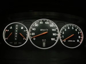 Per Mitsubishi Sigma 1991-1996 Polished Aluminium Dial Surrounds Speedo Rings x3 - Picture 1 of 5