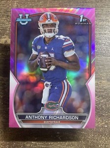 Anthony Richardson Rookie 2022 1st Bowman Chrome U Pink Refractor RC Colts 🔥🔥