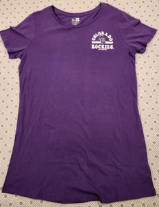 Mercancía Genuina Colorado Rockies Béisbol MLB Camiseta Nueva Era GRANDE Púrpura - Imagen 1 de 5