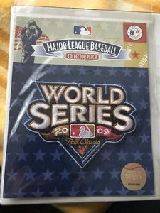 World Series Patch 2009 Baseball Fall Classic 4.5” Wide 3.5” Tall Brand New - Bild 1 von 1