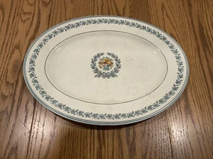 Large Antique Myott Elegance Staffordshire, England Porcelain Platter, 16"x 12" - Picture 1 of 10