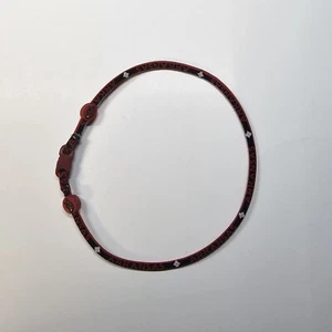 ARKANSAS RAZORBACKS RED & BLACK NECKLACE ENERGY TRANSPORT SYSTEM 21" - Picture 1 of 2
