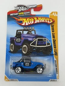 Hot Wheels 2010 New Models #41 Blue Toyota Land Cruiser FJ40 A6 - Picture 1 of 7