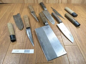 Damaged Lot of Japanese Chef's Kitchen Knives Broken from Japan JJ462 - Picture 1 of 18