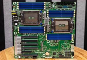 Carte mère Asrock Rack ROME2D16-2T EPYC 7002/7003 LGA4094 DDR4 RJ45 BMC - Photo 1/1