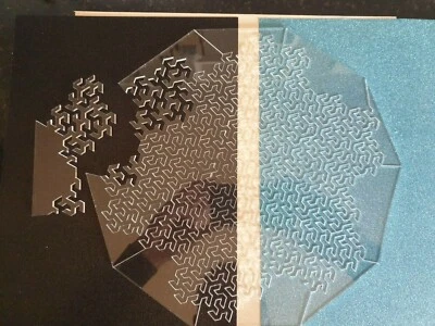 Impossible Clear Jigsaw Puzzle, Clear Acrylic 3mm 31 pieces  - Image 1 of 3