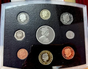 2002 Royal Mint Großbritannien Proof Münzsatz - Bild 1 von 5