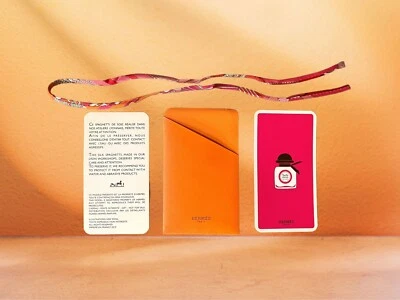 HERMES Twilly Silk Wrist Spaghetti Wrap Bracelet 23” - Image 1 of 2