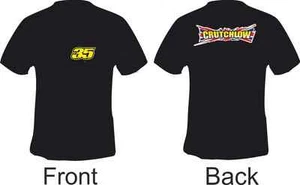Camiseta estampada delantera y trasera estilo Crutchlow estampada moto en 6 tallas - Imagen 1 de 1