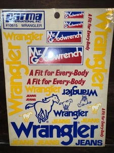 PARMA Decals Wrangler #10615 Compatible w 1/24 Scale Model Car Kits & NASCAR - Picture 1 of 4