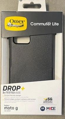 Funda OtterBox Moto g 5G (2023) Commuter Series Lite - Negra, Delgada y Resistente Foto 1 de 3
