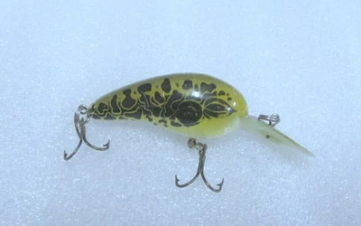 Señuelo de pesca vintage Bill Norman Little N Bullfrog Foto 1 de 4