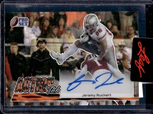 2022 Leaf Pro Set Metal Jeremy Ruckert Tiger Wave Pre Proof Action Ink Auto #1/1 - Picture 1 of 2