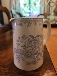 Vtg Burgess & Leigh Asiatic Pheasants Blue Small Tankard Jug 2394036 - Picture 1 of 15