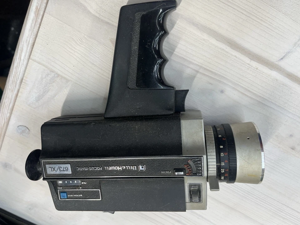 Cámara de película Bell And Howell Focus-Matic 673/XL con zoom vintage de los años 70 - ¡funciona! Foto 1 de 4