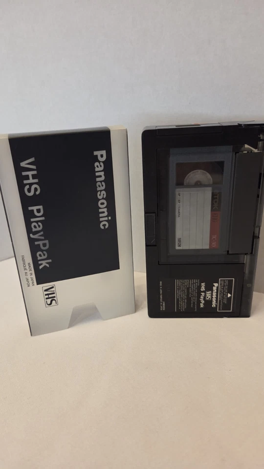 Adaptador Panasonic VHS PlayPak VYMWS0059 VHS-C a convertidor de casete VHS Foto 1 de 4