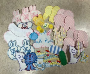 Patches Embroidered USA Vintage 40 Assortment Lot Sew & Iron On Appliques Motifs - Picture 1 of 4
