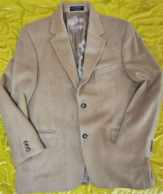 Blazer Abrigo Deportivo Gianfranco Ruffini 100% Cabello Camel Talla R42 Italia Foto 1 de 4
