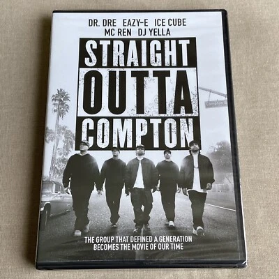 Straight Outta Compton (DVD NEW 2015) Dr. Dre Eazy-E Ice Cube MC Ren DJ Yella + - Image 1 of 4