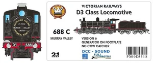 SDS Models - VR D3 Class Locomotive 688 "MURRAY VALLEY" -limited run- DCC/Sound - Picture 1 of 2