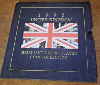 1995 BRILLIANT UNCIRCULATED COIN COLLECTION - UNITED KINGDOM - BU COIN YEAR SET - Image 1 of 4