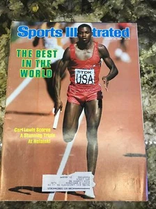 Carl Lewis SPORTS ILLUSTRATED August 22, 1983 Olympics - Picture 1 of 2